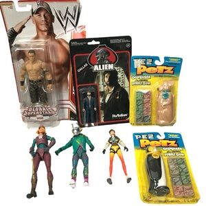 Lot Toys Fortnite Skully DJ John Cena Overwatch Tracer Pez Petz kangaroo penguin